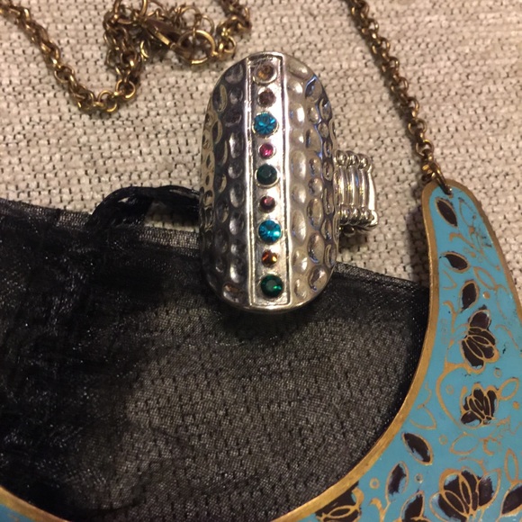 NECKLACE + RING SET - Picture 2 of 2